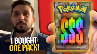 How He Pulled A $$$ Pokémon Card