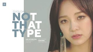 gugudan - Not That Type Line Distribution (Color Coded) | 구구단 - 낫댓타입