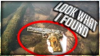 Found Murder Weapon Underwater in a River! (LIVE FOOTAGE) Found Murder Weapon Underwater in a River! (LIVE FOOTAGE)