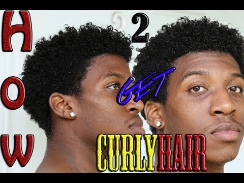 How to Get Natural Curls | Men's Hair/Short Hair | TWA ♡ - YouTube ...