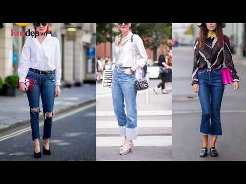 CÁCH MIX QUẦN JEANS &39;chảnh&39; và &39;chất&39; chốn công sở