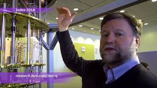 Bob Sutor demonstrates the IBM Q quantum computer