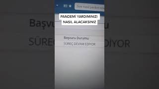 Pandemi̇ Yardimi Ve Süreç Devam Edi̇yor Yazisi
