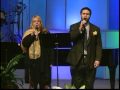 Dustin Jones and Caroline Anderson sings at grandfather's Memorial service