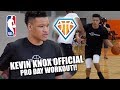 Kevin Knox Official NBA PreDraft Workout!! | Shows Off ELITE VERSATILITY in Front of NBA Scouts