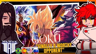 Gods Shuumatsu React To Goku - Tiktok Dragon Ball Gc