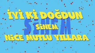 İyi Ki Doğdun Si̇nem - İsme Özel Ankara Havası Doğum Günü Şarkısı Full Versi̇yon Reklamsiz