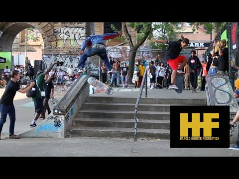 BACKSIDE 180 KICKFLIP NOSEGRIND BRANDON SCOTT FIRST PLACE BEST TRICK HAROLD HUNTER DAY