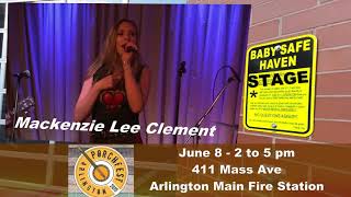 Mackenzie Lee Clement -  The Arlington Porchfest - The Baby Safe Haven Stage  - 