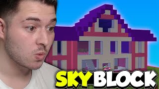 ADAYA YENİ EV YAPTIK!!!! | Minecraft SkyBlock #5
