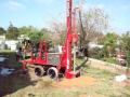 Perforacion con maquina Asistec - 250