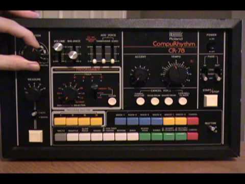 Roland CompuRhythm CR-78 Demo