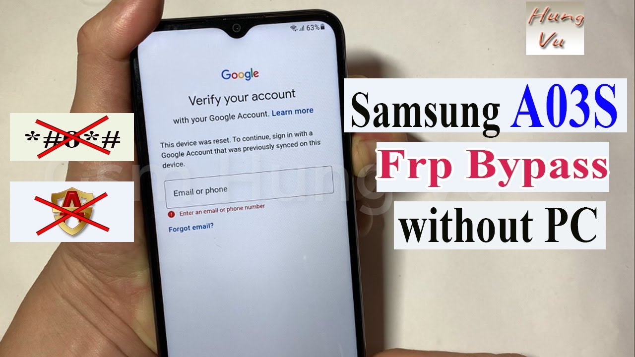 Samsung A03S Frp bypass Android 11 without PC Method Samsung A03S Frp bypass Android 11 without PC Method