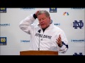 Brian Kelly Postgame Press Conference Pittsburgh