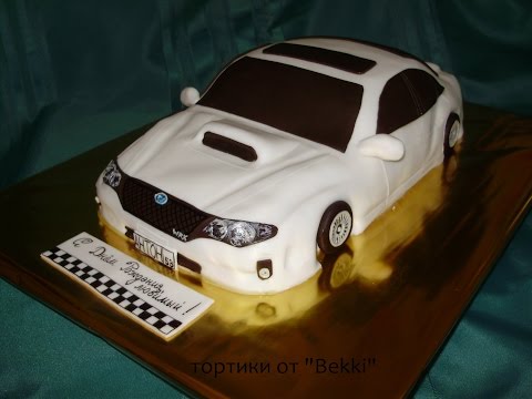 Торт в виде машины хонда фото