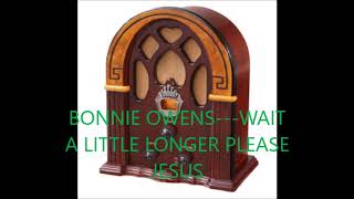 Watch Bonnie Owens Wait A Little Longer Please Jesus video