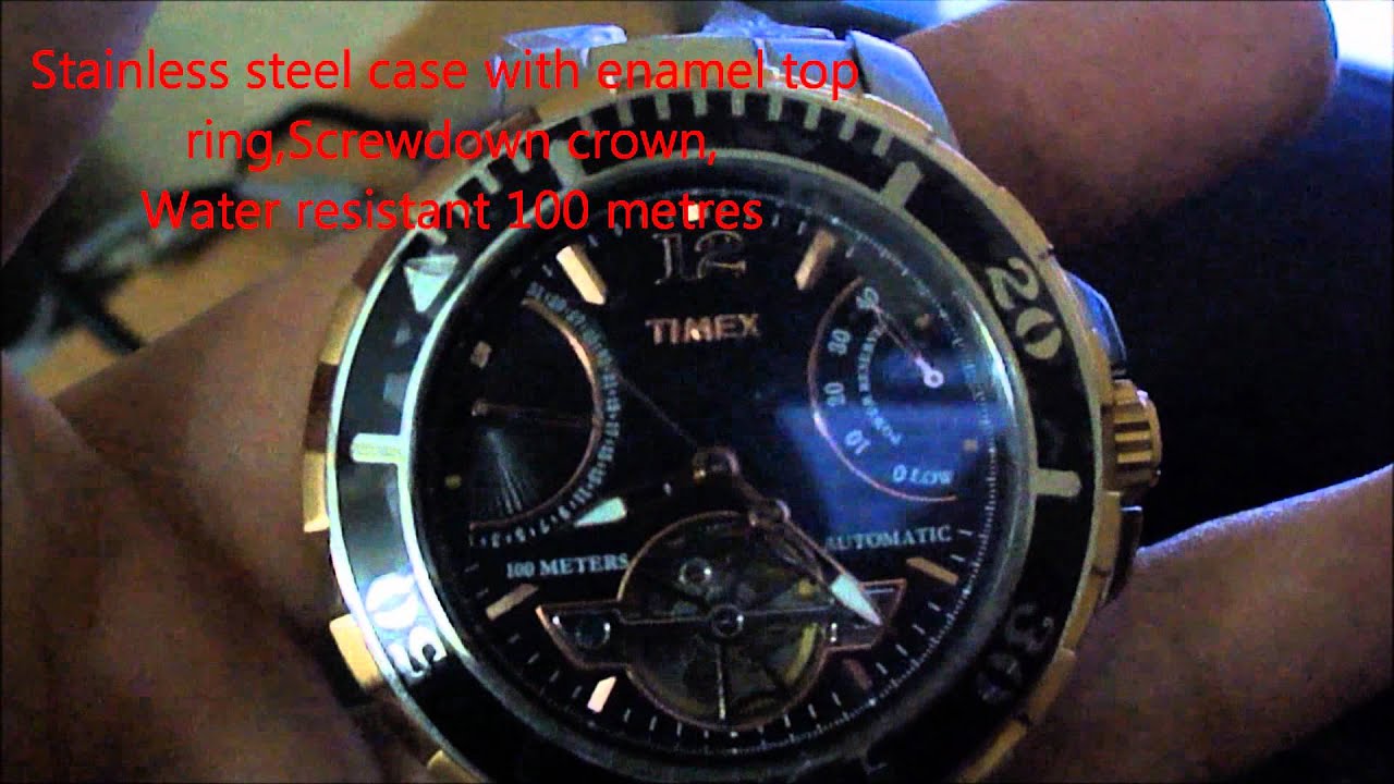 NEW TIMEX AUTOMATIC WATCH T2M930 - YouTube