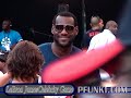 Lebron James Celebrity Game Hollywood featuring Chris Brown