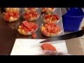 cortando fruta
