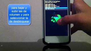 como formatear un aparato android modo recovery ajustes(configuraciones) de fabrica