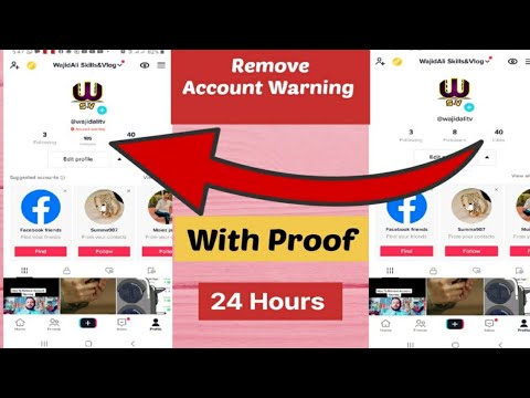 How To Remove tiktok Account Warning! account Warning Ko How To Remove tiktok Account Warning! account Warning Ko