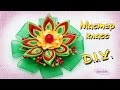 КРАСКИ ЛЕТА В ОДНОМ ЦВЕТКЕ Канзаши/ Colors of summer. Kanzashi Flower - Tutorialr/Djuce Julia