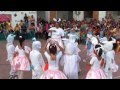 Baile Los Conejitos Kinder Juana C. Romero en Explanada de Tehuantepec, oaxaca