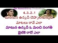 Manasuna Unnadi Karaoke With Lyrics Telugu |Priyamaina Neeku |Telugu Songs |Telugu Karaoke