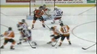 Daniel Carcillo Collides With Ruslan Fedotenko