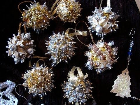 ornament covers beaded christmas instruction