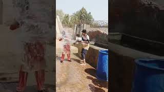 Haryana Me Bhabhi Ke Sath Kheli Holi
