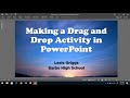 Making a Drag and Drop Activity in PowerPoint