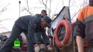 В разрушенном паводками Ишиме начались восстановительные работы