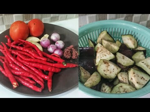 RESEP SIMPLE SAMBEL BALADO TERONG UNGU | MENU SEDERHANA UNTUK BERBUKA DAN SAHUR