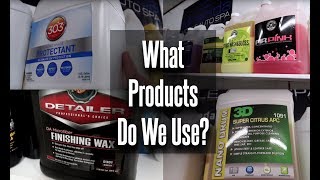 What Products Do We Use In Our Detailing Business?