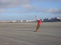 Saul Griffith Skateboarding with a Kite