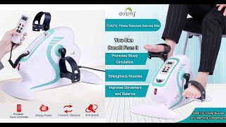 Dolphy Automatic Pedal Exercise Bike With Remote Control For Physio Therapy For Legs & Arm Workouts