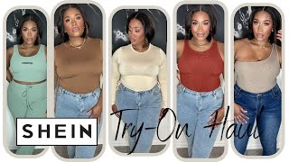 Shein Clothing Everyday Basics Try-On Haul, Bodysuits, Coats, Jackets & Denim