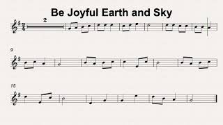 G Maj 24 Be Ye Joyful Earth and Sky 50bmp