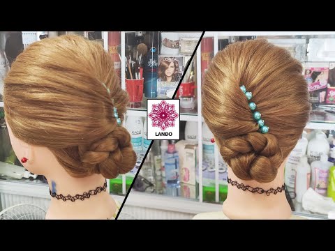 Búi Tóc Mẹ Chồng, Bà Sui Kiểu Tóc Đẹp Cho Má Chồng, Búi Tóc Thấp Đơn Giản Đẹp Ngày Cưới ! Kiểu 117