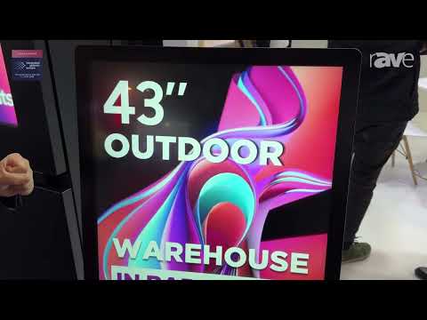 ISE 2025: Refee Technology Shows Off 43-Inch Outdoor Digital Poster with 20-Hour Battery