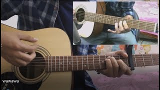Vaaste - Dhvani Bhanushali - Hindi Guitar lesson Chords Intro Tutorial Easy Version