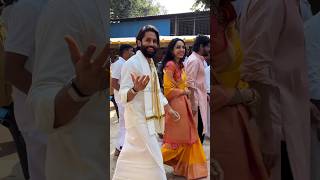 Chayakkineni & Visits Temple Telugu Traditions