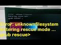 Error unknown filesystem Grub Rescue Mode fix | boot into windows 8/7/xp in grub rescue mode