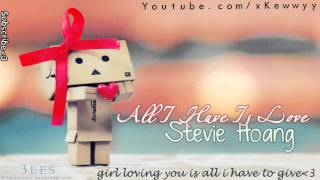 Watch Stevie Hoang All I Have Is Love video