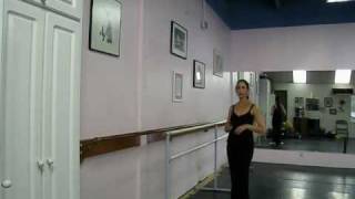 Preparing and Finishing (ballet enchainment or combinations) in Ballet Class