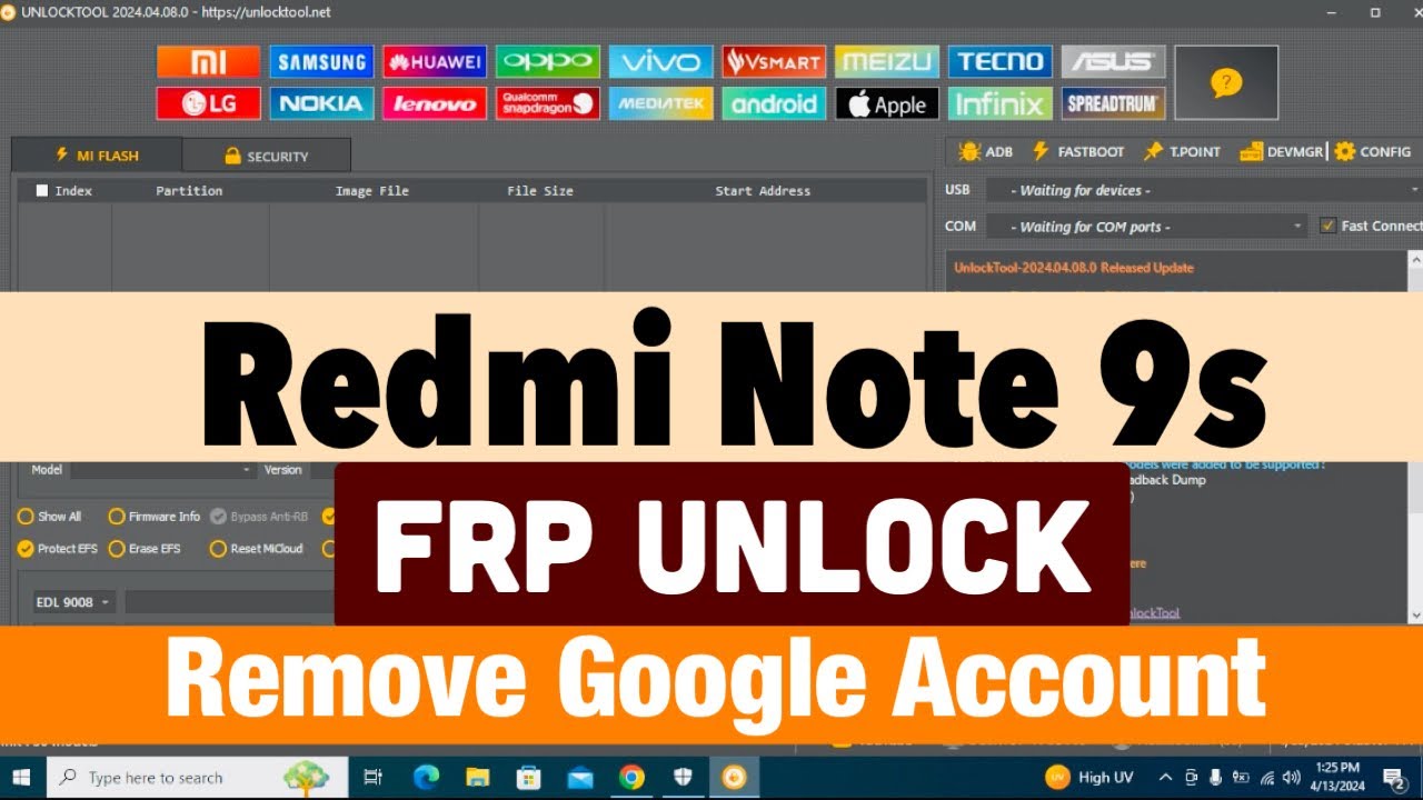 Redmi Note 9s Fastboot FRP Unlock ! Xiaom Note 9s Google Redmi Note 9s Fastboot FRP Unlock ! Xiaom Note 9s Google