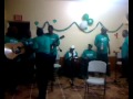 De Fifeman - John Jones and his band on Montserrat at restaurant opening