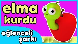 Ben Bir Elma Kurduyum Kıvrıla Kıvrıla Gezerim - Eğlenceli Bebek Şarkısı