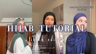 Hijab Tutorial Tiktok edition - hijab style - everyday hijab style| Pinkhoney | 